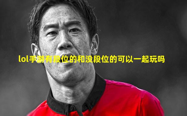 lol手游有段位的和没段位的可以一起玩吗