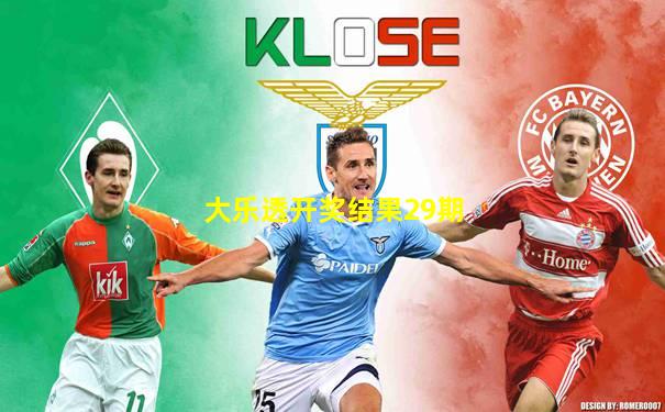 大乐透开奖结果29期