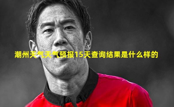 潮州天气天气预报15天查询结果是什么样的